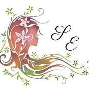 logo esthéticienne femme cheveux coloré