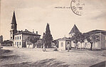 carte postale archive vue mairie